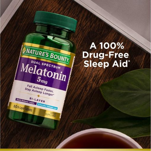 Nature's Bounty Melatonin (5 mg) Dual Spectrum - 60 tablets