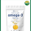 Micro Ingredients Omega-3 Fish Oil Burpless Lemon Flavor - 240 softgels