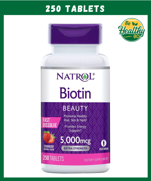 Natrol Biotin Beauty (5,000 mcg) Fast Dissolve - 250 tablets