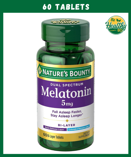 Nature's Bounty Melatonin (5 mg) Dual Spectrum - 60 tablets