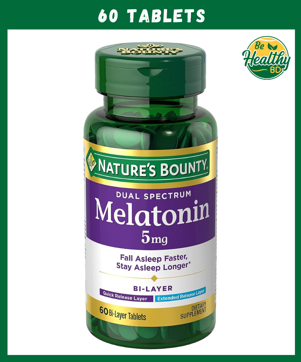 Nature S Bounty Melatonin Mg Dual Spectrum Tablets Behealthybd