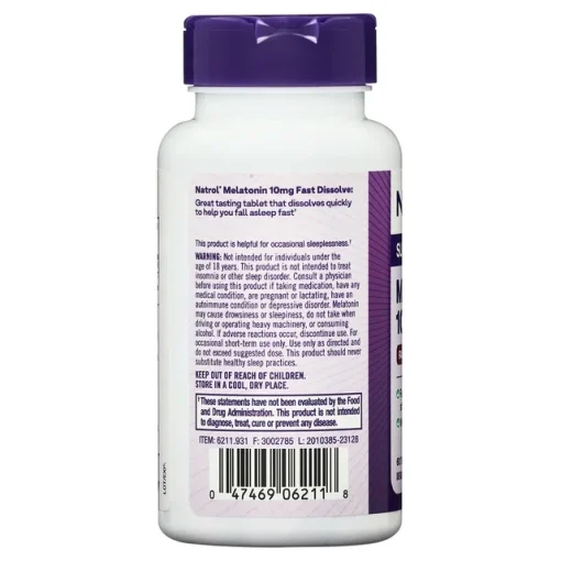 Natrol Melatonin Fast Dissolve (10 mg) - 60 tablets