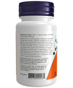Now Glutathione (250 mg) - 60 veg capsules