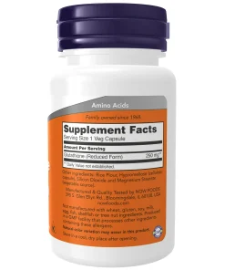 Now Glutathione (250 mg) - 60 veg capsules