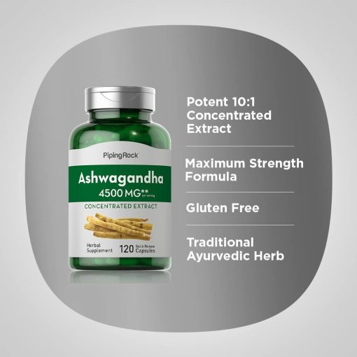 Piping Rock Ashwagandha (4,500 mg) - 120 capsules