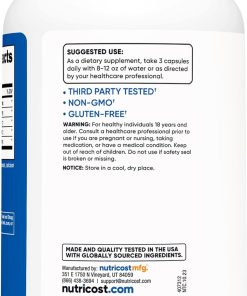Nutricost Nitric Oxide Booster (2,250 mg) - 180 capsules