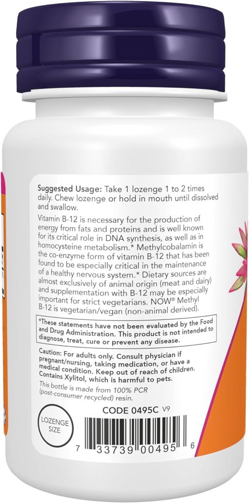 Now Methyl B-12 (1,000 mcg) - 100 lozenges