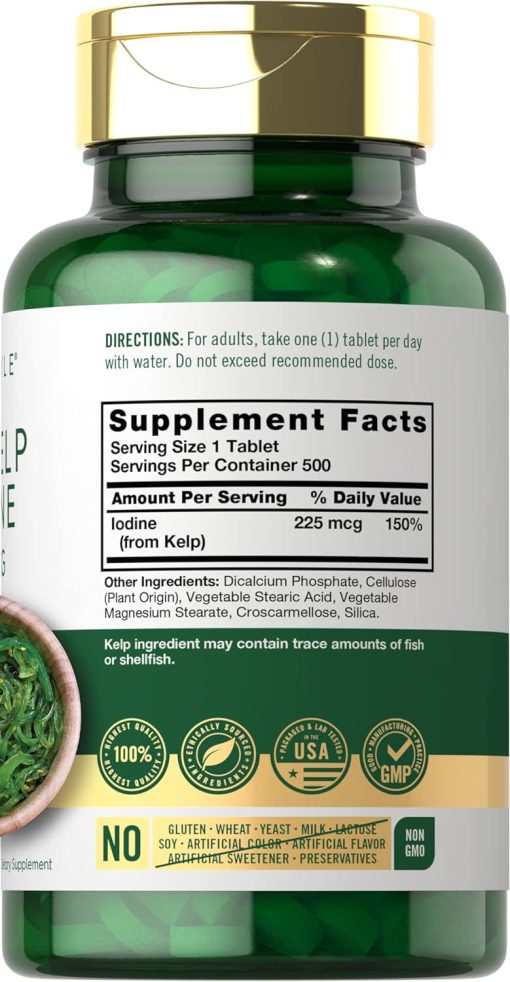 Carlyle Sea Kelp Iodine (225 mg) - 300 tablets