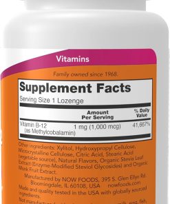 Now Methyl B-12 (1,000 mcg) - 100 lozenges