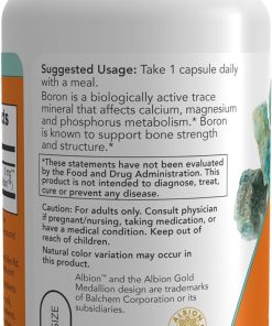 Now Boron (3 mg) - 100 veg capsules