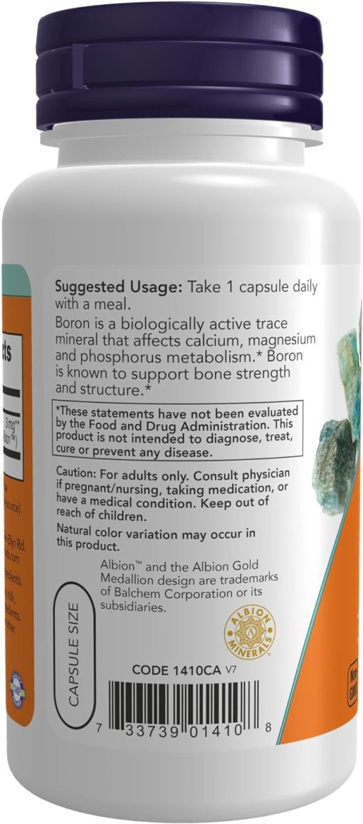 Now Boron (3 mg) - 100 veg capsules