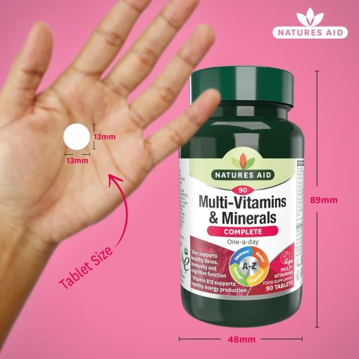 Natures Aid Multi-Vitamins & Minerals - 90 tablets