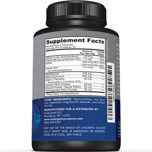 Sunergetic Nerve Support - 60 capsules