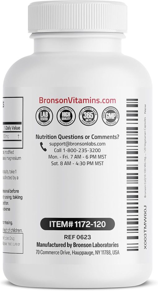 Bronson CoQ10 (100 mg) - 60 vegetarian capsules
