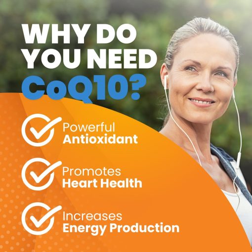 Doctor's Best High Absorption CoQ10 with Bioperine (100 mg) - 60 Softgels
