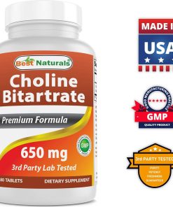 Best Naturals Choline Bitartrate (650 mg) - 180 tablets
