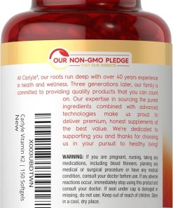 Carlyle Vitamin K2 MK-7 (100 mcg) - 150 softgels