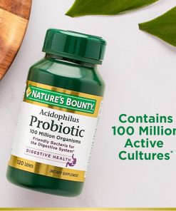 Nature's Bounty Acidophilus Probiotic (100 million) - 120 tablets