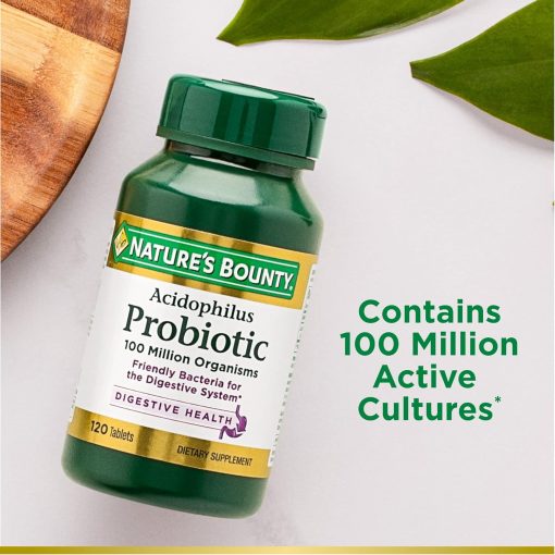Nature's Bounty Acidophilus Probiotic (100 million) - 120 tablets