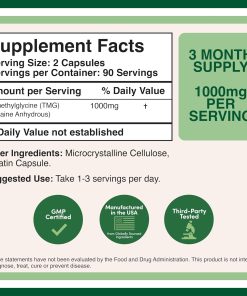Double Wood TMG (1,000 mg) - 180 capsules
