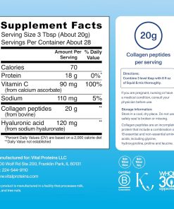 Vital Proteins Collagen Peptides Advanced Unflavoured - 567 gram