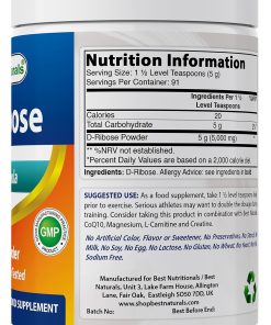 Best Naturals D-Ribose Pure Powder - 454 gram