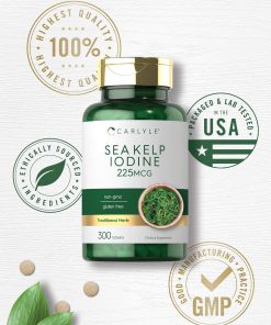 Carlyle Sea Kelp Iodine (225 mg) - 300 tablets