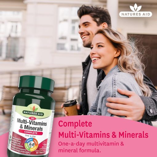 Natures Aid Multi-Vitamins & Minerals - 90 tablets