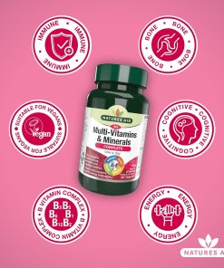 Natures Aid Multi-Vitamins & Minerals - 90 tablets