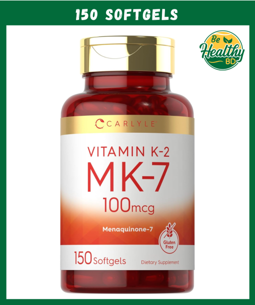 Carlyle Vitamin K2 MK-7 (100 mcg) - 150 softgels
