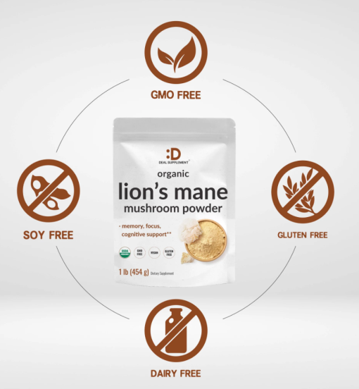 Deal Lion's Mane Mushroom Powder - 454 gram