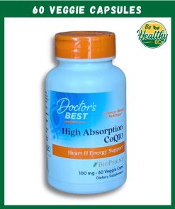 Doctor's Best CoQ10 with Bioperine (100 mg) - 60 veggie capsules