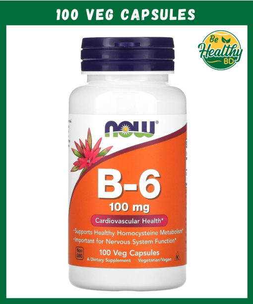 Now B-6 (100 mg) - 100 veg capsules