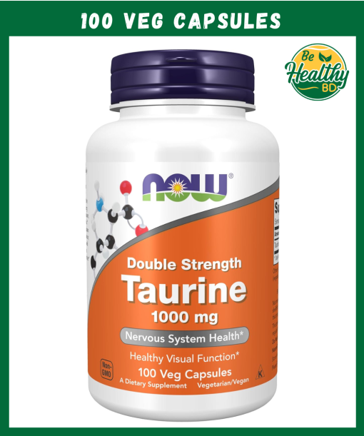 Now Double Strength Taurine (1,000 mg) - 100 veg capsules