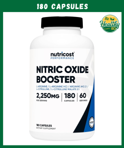 Nutricost Nitric Oxide Booster (2,250 mg) - 180 capsules