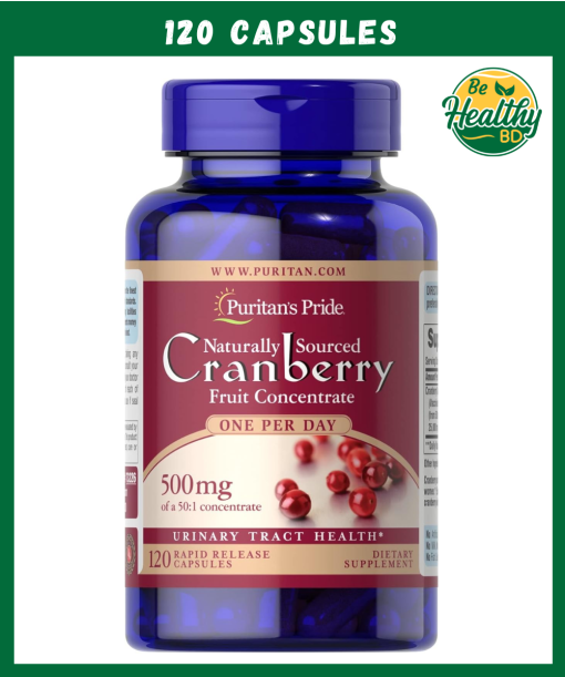 Puritan's Pride Cranberry (500 mg) - 120 capsules