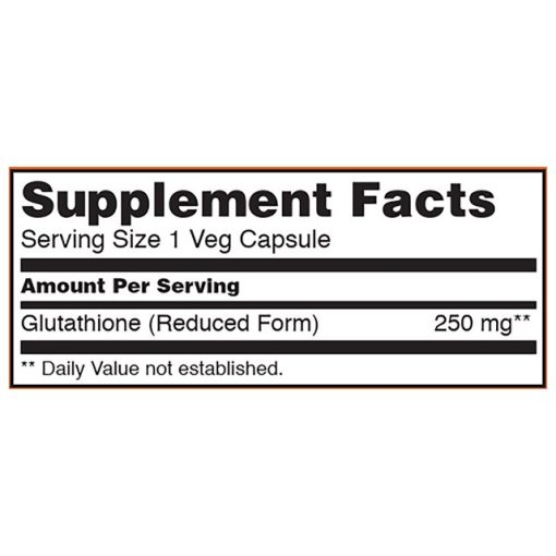 Now Glutathione (250 mg) - 60 veg capsules