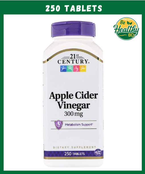 21st Century Apple Cider Vinegar (300 mg) - 250 tablets
