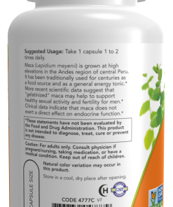 Now Raw Maca (750 mg) - 90 veg capsules