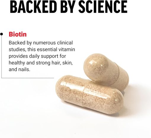 Force Factor Biotin (10,000 mcg) - 100 vegetarian capsules