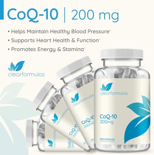 Clear Formulas CoQ-10 (200 mg) - 200 capsules