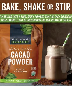 Vivanaturals Cocoa Powder Rich & Flavorful - 454 gram