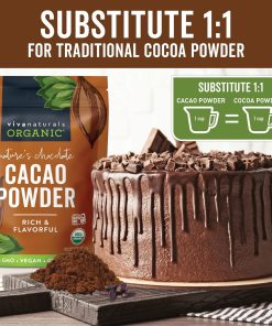 Vivanaturals Cocoa Powder Rich & Flavorful - 454 gram