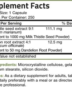 Bronson Milk Thistle (1,000 mg) - 250 Capsules