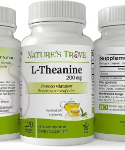 Nature's Throve L-Theanine (200 mg) - 120 vegetarian capsules
