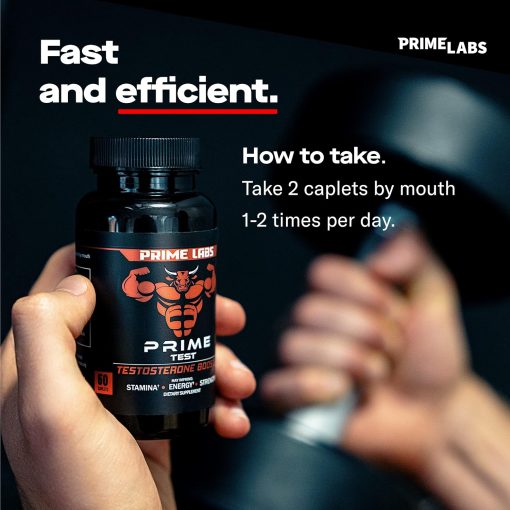 Prime Labs Prime Test Testosterone Booster - 60 caplets