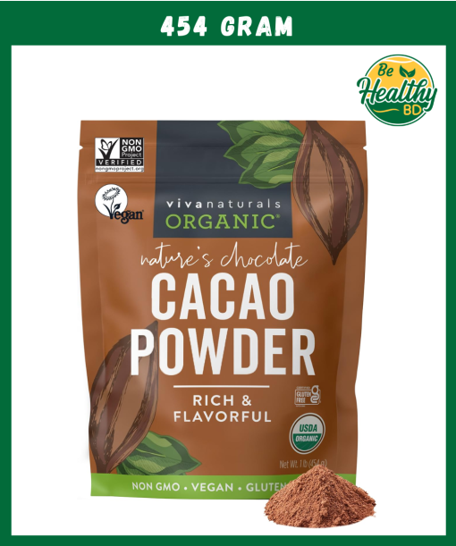 Vivanaturals Cocoa Powder Rich & Flavorful - 454 gram