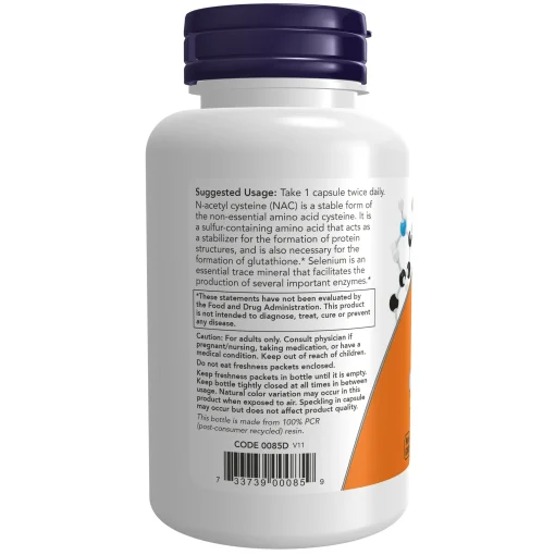 Now NAC (600 mg) - 100 veg capsules