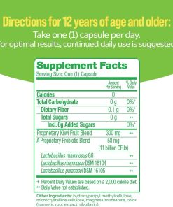 Culturelle Advanced Regularity Probiotic + Prebiotic Fiber - 30 vegetarian capsules