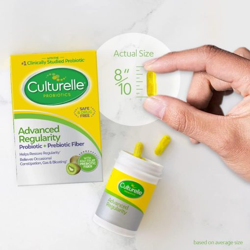 Culturelle Advanced Regularity Probiotic + Prebiotic Fiber - 30 vegetarian capsules